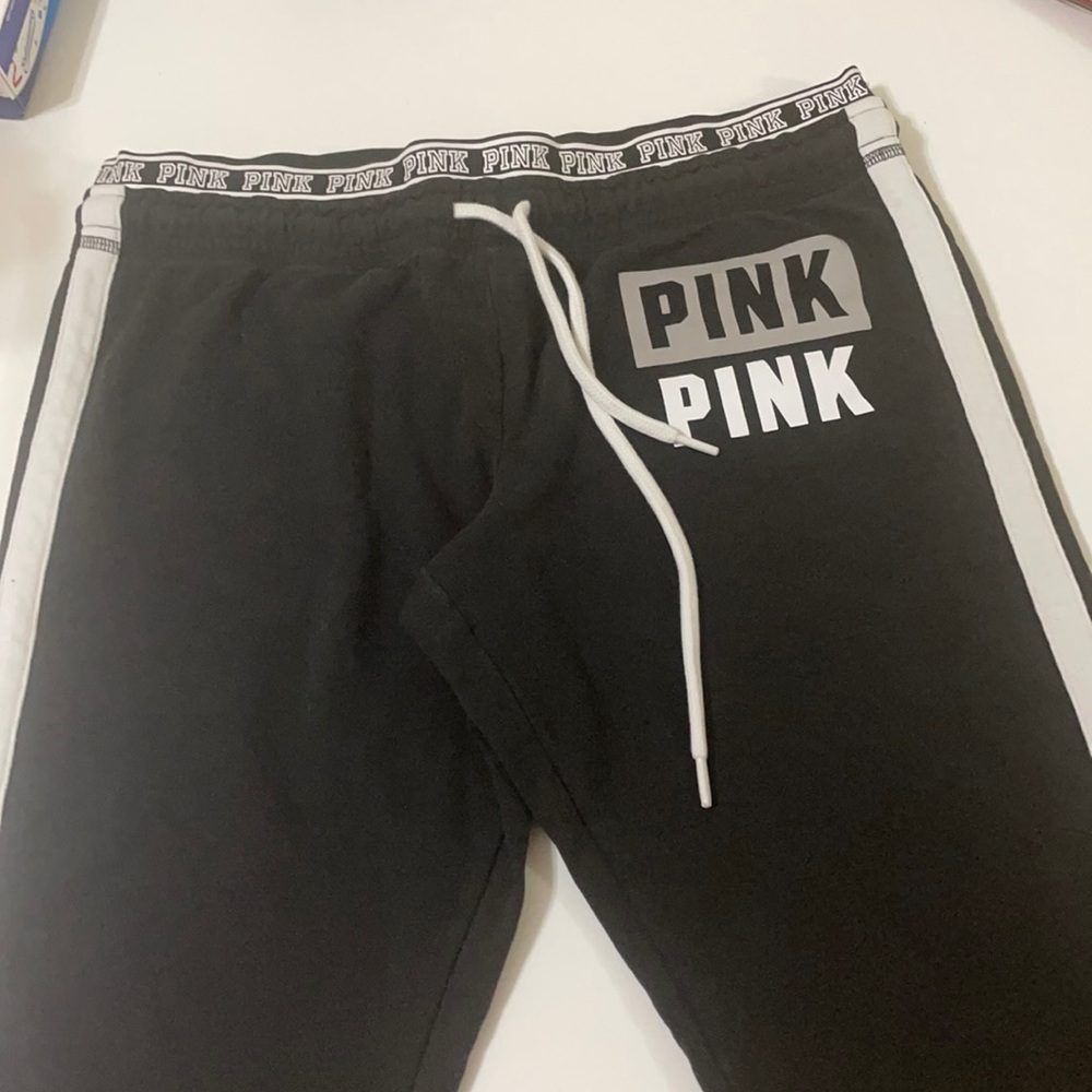 Pink Victoria secret sweatpants size large